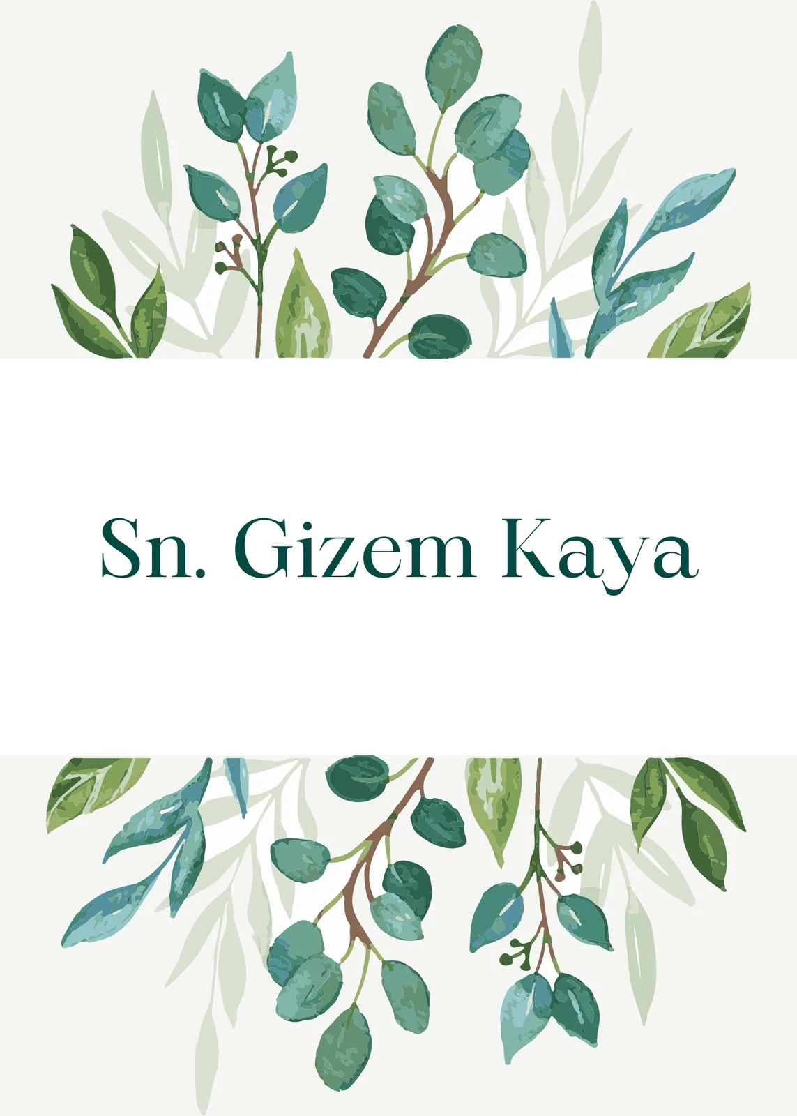 Model 443 — düğün ve nişan davetiyesi