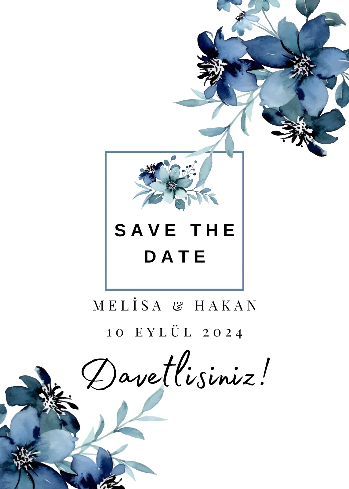 Modern Davetiye Modeli #11
