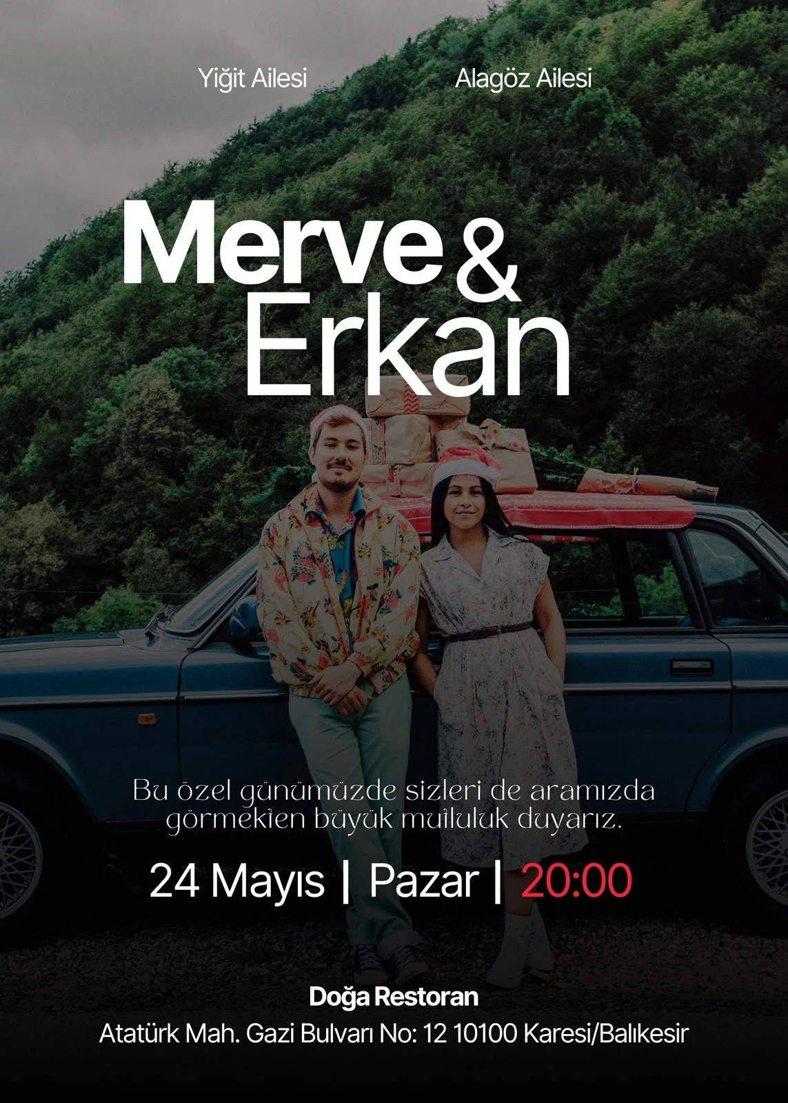 Modern Davetiye Modeli #80