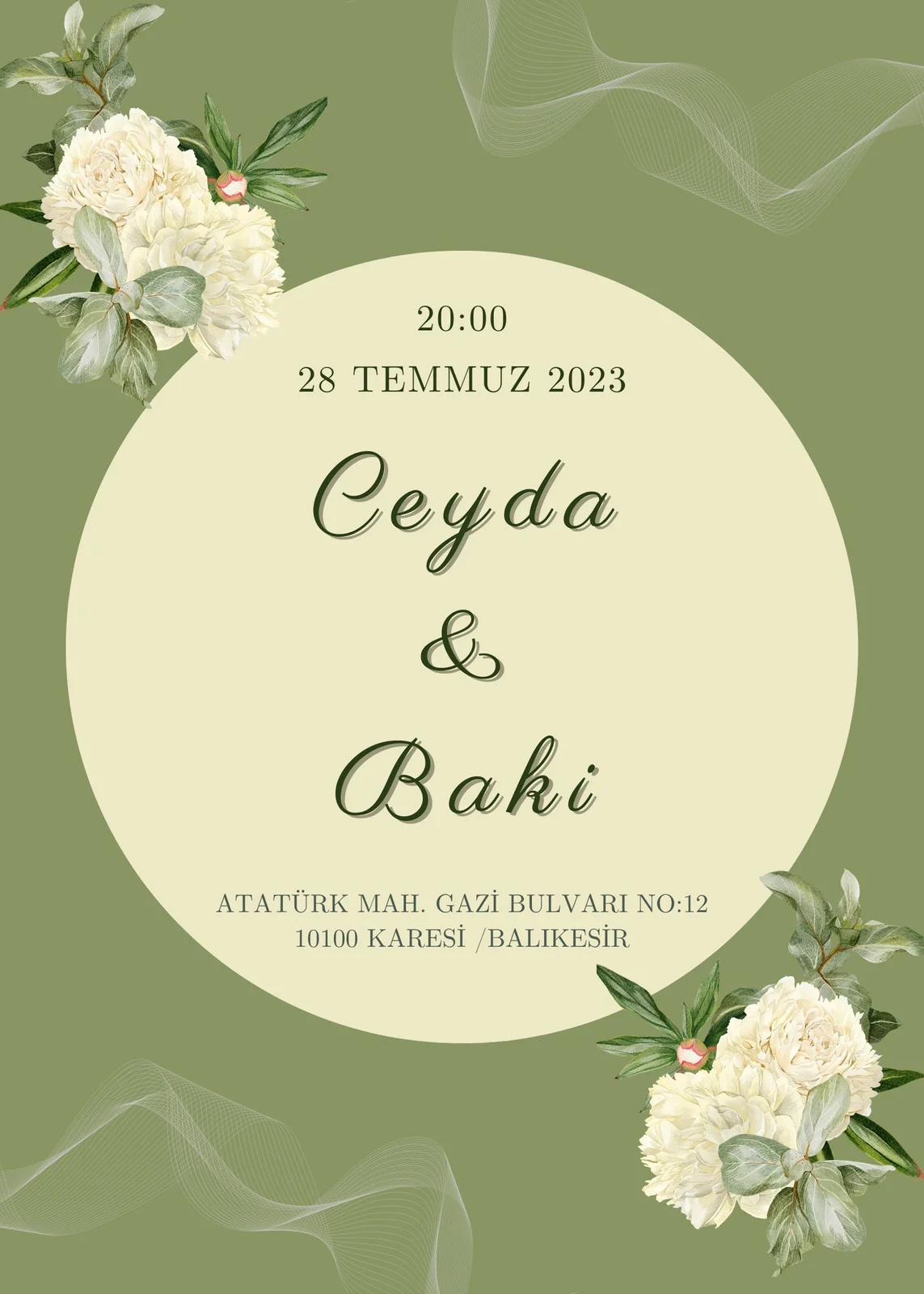 Davetiye Modeli #132