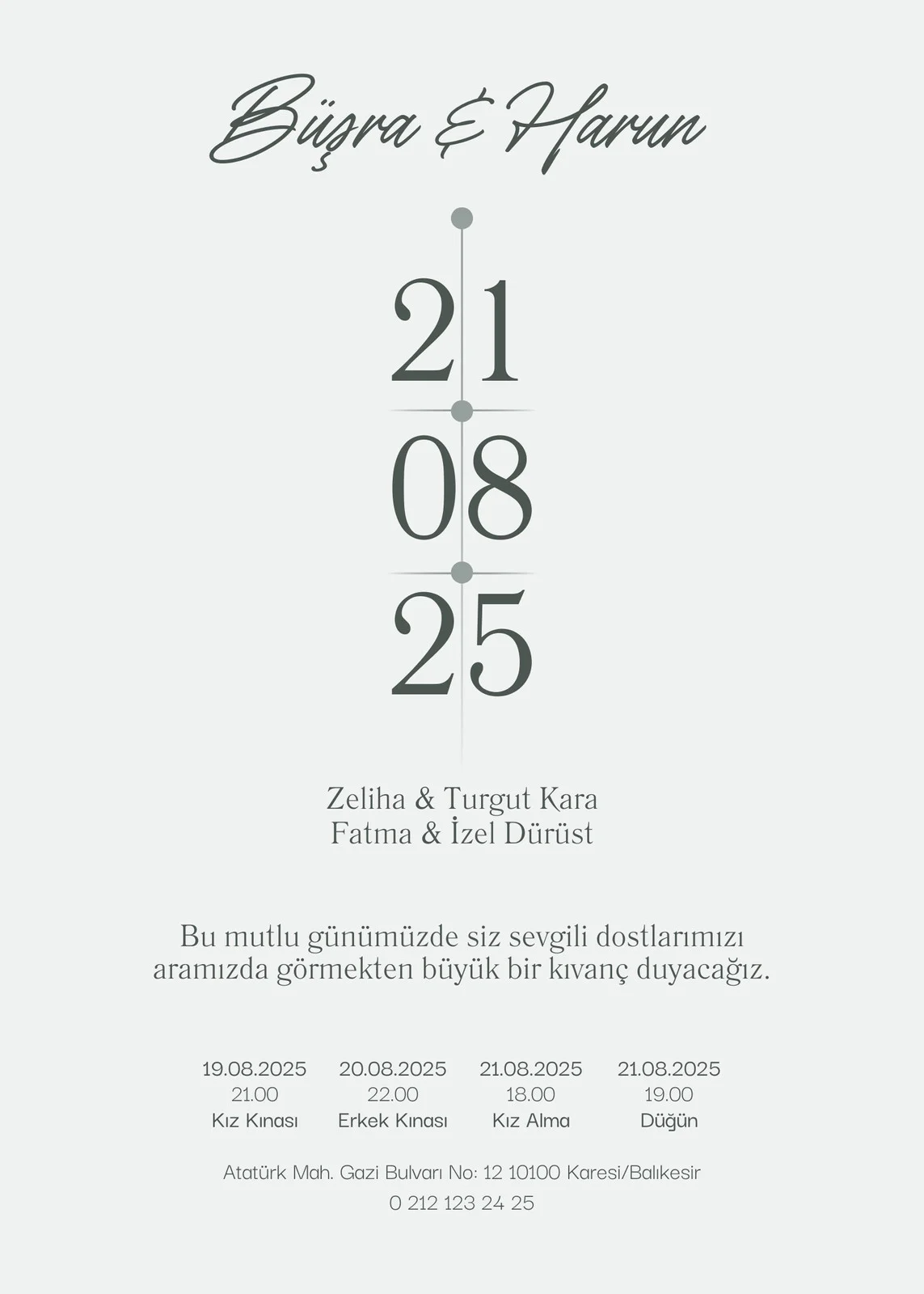 Davetiye Modeli #184