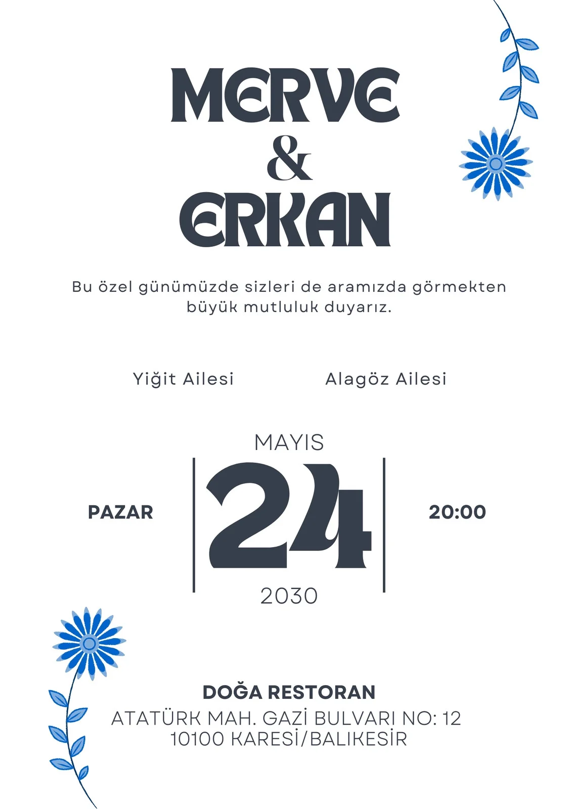 Davetiye Modeli #97