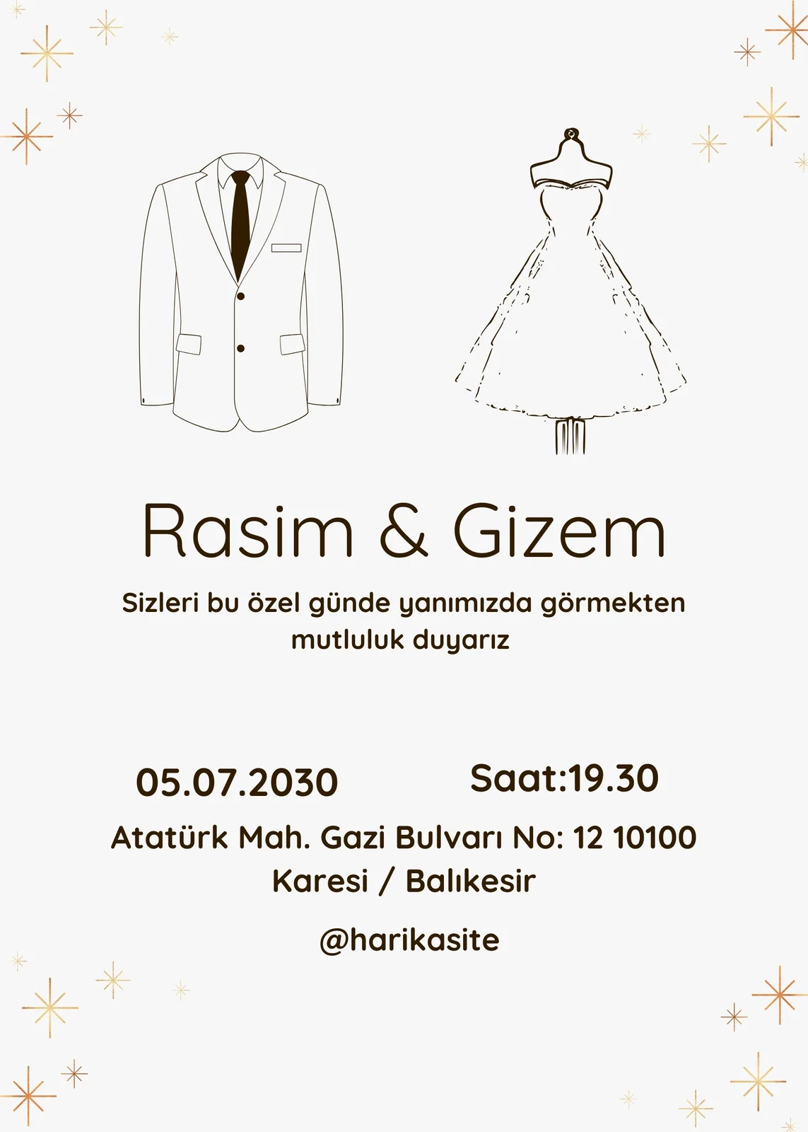 Davetiye Modeli #98